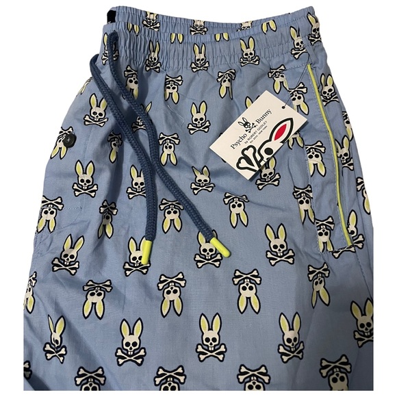 NWT Psycho Bunny Woven Poplin Lounge Pants Pajama - Picture 2 of 6